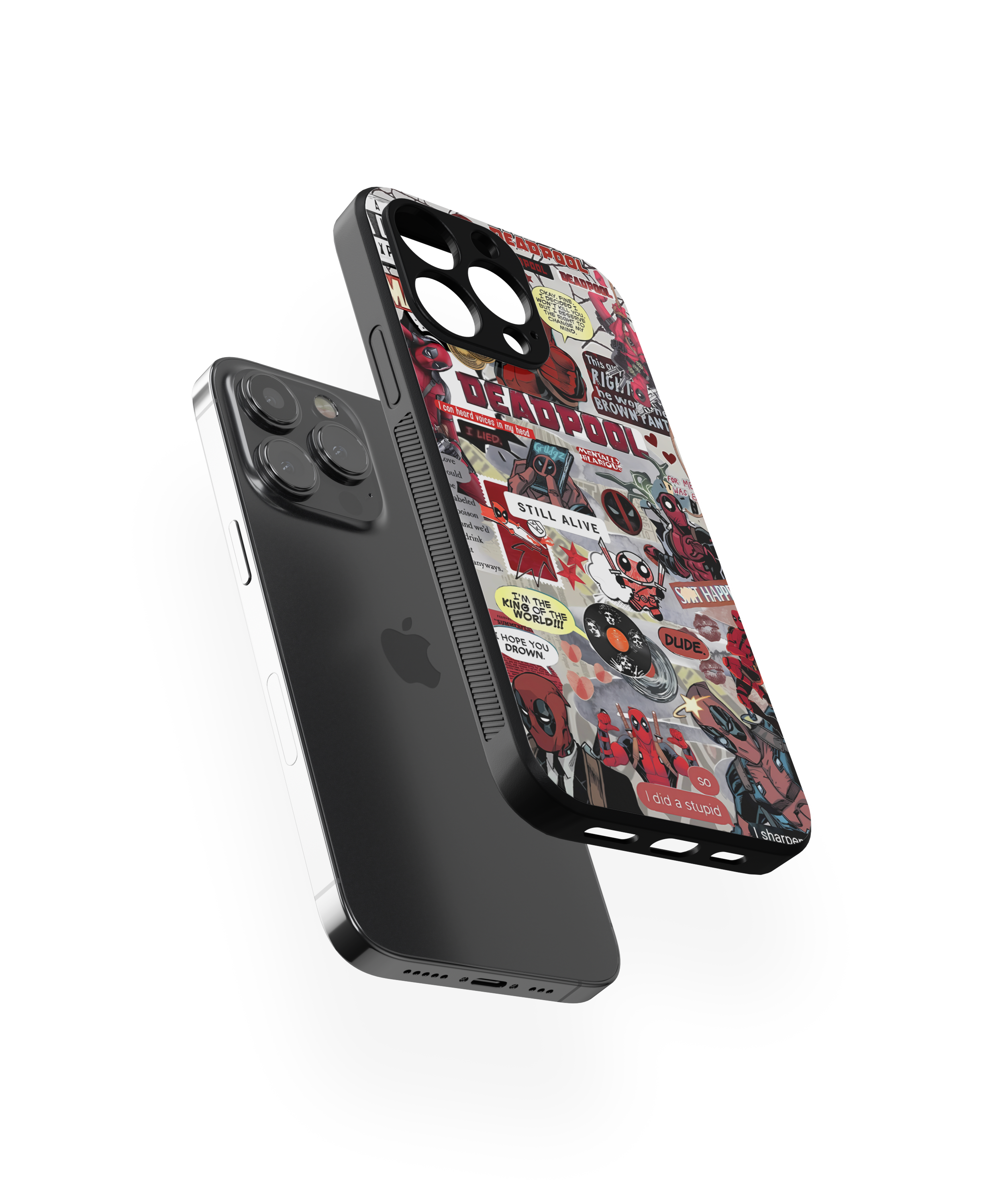 Deadpool Glass Case